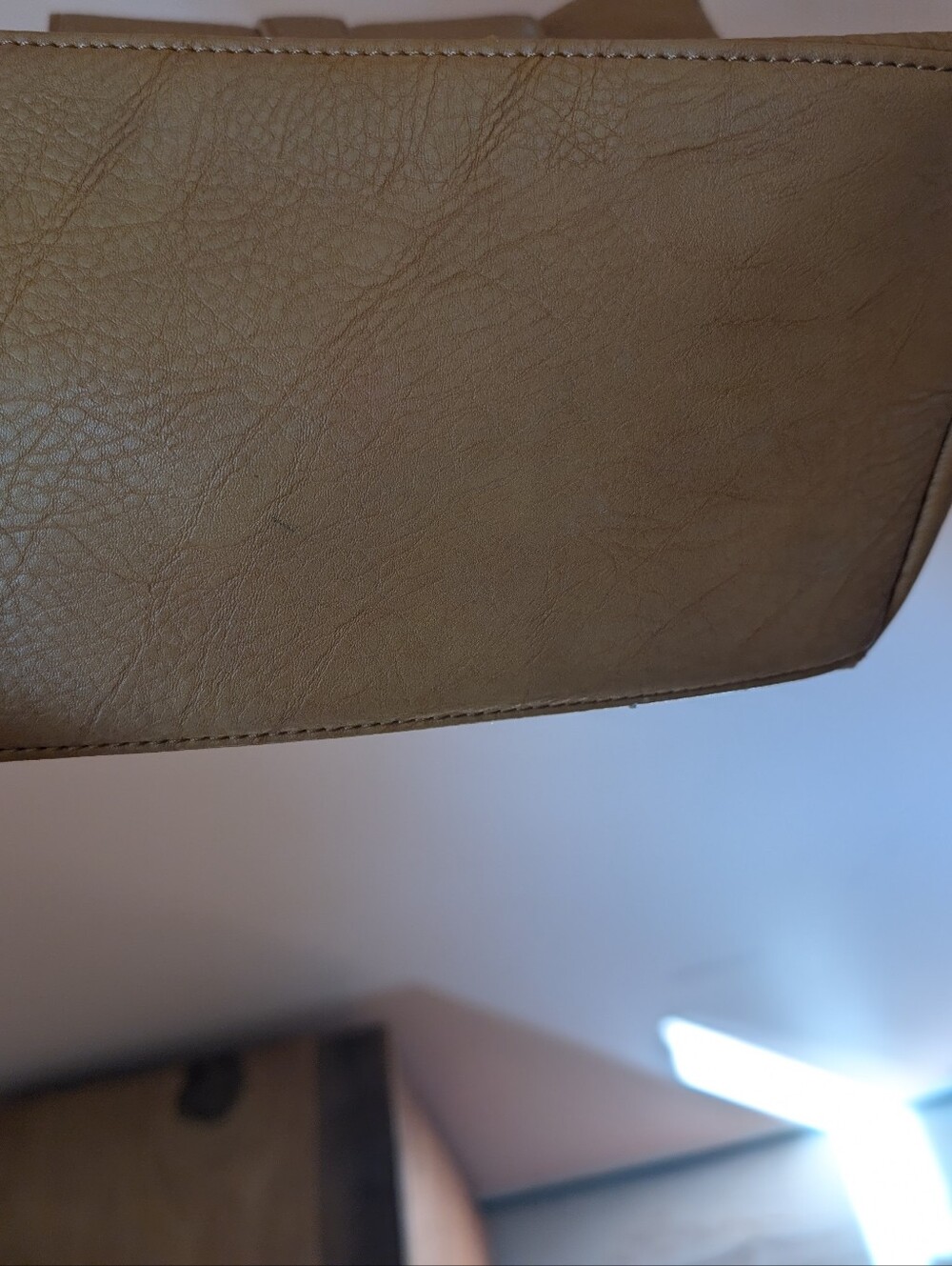 Classic Tan Crossbody Bag with Buckle Detail - Picture 4 of 11